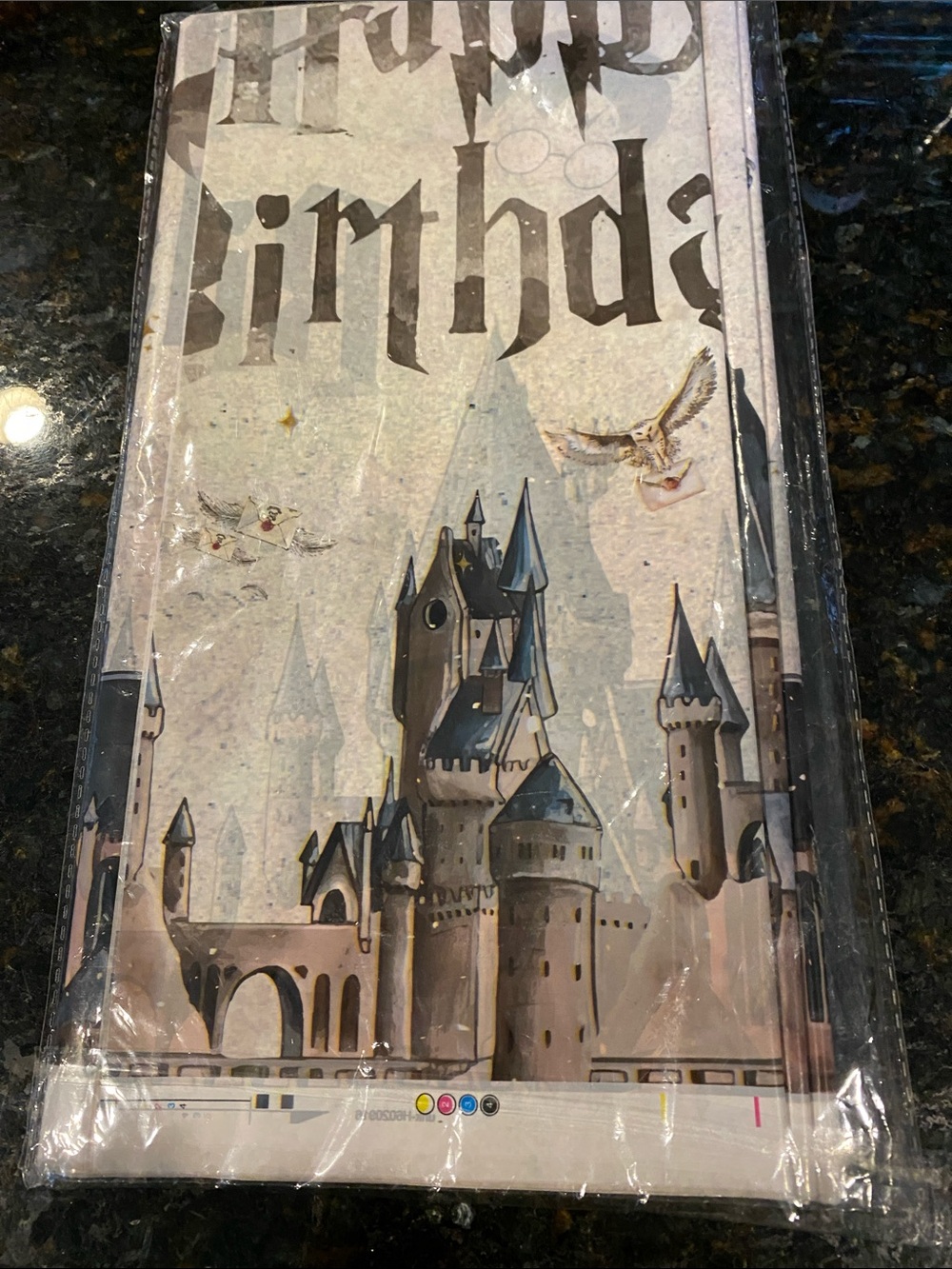NIP 3 Harry Potter Themed Happy Birthday Tablecloths